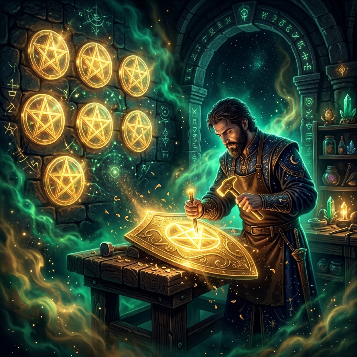Eight of Pentacles Meaning: Mastery Through Diligent Practice