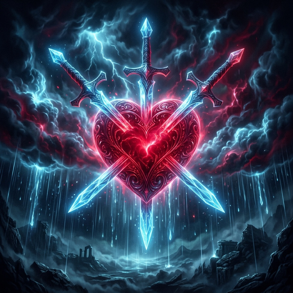 Three of Swords Tarot Meaning: Heartbreak, Healing & Truth